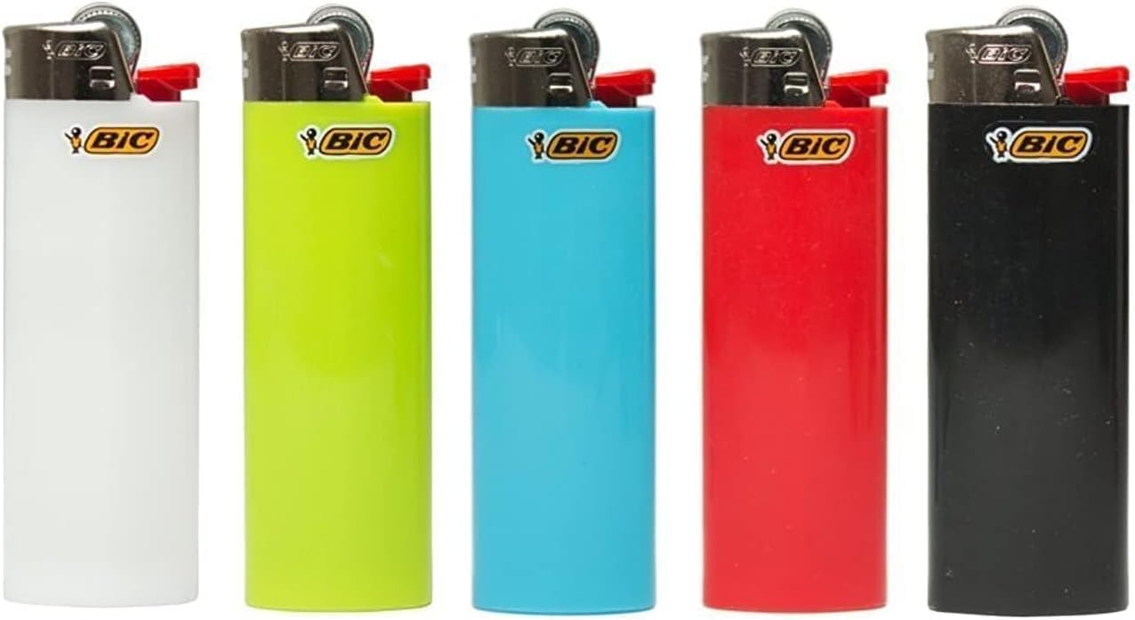 BIC Lot of 5 Mini Multi-Colour Lighter Lot