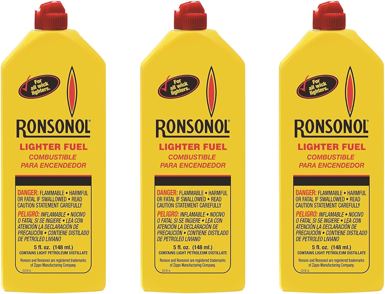 RONSONOL Lighter Fuel 5oz 3pcs by Ronson